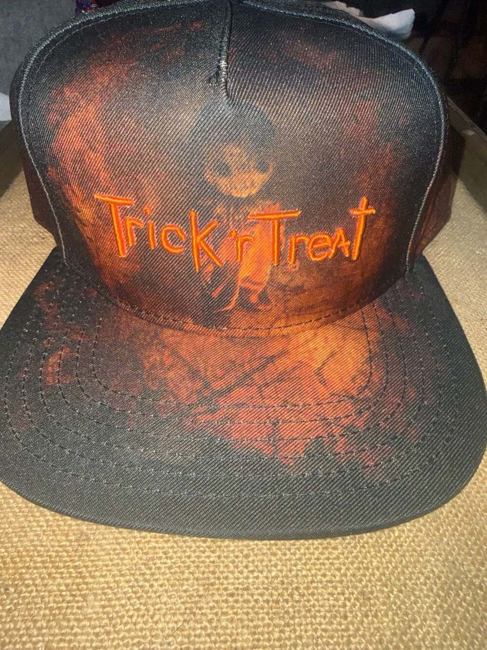 Ripple Junction Trick 'r Treat Snapback Hat Black Orange New